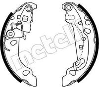 Brake shoes 53-0137 METELLI for FORD FIESTA Mk IV KA PUMA FIESTA V