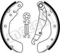 Brake shoes 53-0308 METELLI for OPEL CHEVROLET