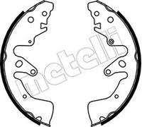 Brake shoes 53-0407 METELLI for SUZUKI GRAND VITARA II