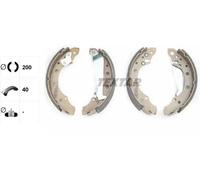 Brake shoes 91044700 TEXTAR for SEAT AUDI VW SKODA