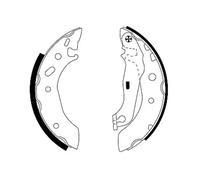 TEXTAR 91048800 Brake Shoe Set
