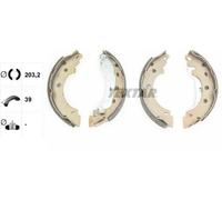 TEXTAR 91052800 Brake Shoe Set Rear for Kangoo Sandero Logan Kubistar