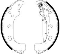 TEXTAR 91060101 Brake Shoe Set