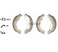 Brake shoes 91061600 TEXTAR for CITROËN PEUGEOT