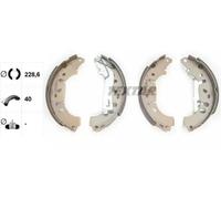 Brake Shoe Set Rear Lockheed System Fits Fiat Opel Vauxhall TEXTAR 91065400