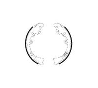 TEXTAR 91066300 Brake Shoe Set