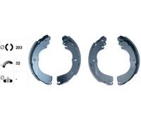 Brake shoes 91082000 TEXTAR for MITSUBISHI MIRAGE / SPACE STAR VI Hatchback
