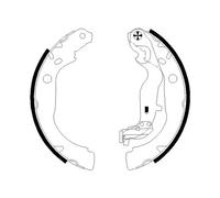 TEXTAR 91082900 Brake Shoe Set