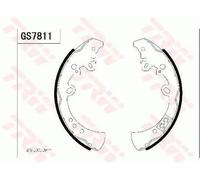 Brake shoes GS7811 TRW for TOYOTA HILUX VIGO VII Pickup HILUX VIII Pickup