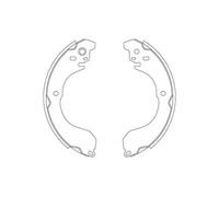 BRAKE SHOE SET GS8813 FOR DODGE JEEP CHRYSLER ED3 2.4L EDG/ED4 2.4L ENE 2.1L