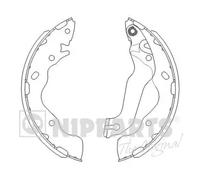 Brake shoes J3500525 NIPPARTS for KIA HYUNDAI