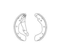 KAVO PARTS KBS-1403 Brake Shoe Set