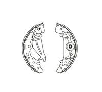 Brake shoes KBS-3405 KAVO PARTS for CHRYSLER HYUNDAI