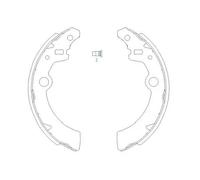 KAVO PARTS KBS-8907 Brake Shoe Set