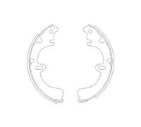 KAVO PARTS KBS-9918 Brake Shoe Set