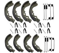 Brake Shoes Kit Front & Rear for Kawasaki Mule 500 520 550 KAF300, OEM# 41047-1051 41047-1052