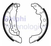 Genuine Delphi LS2022 Rear Brake Shoes Set for Renault Mercedes Benz Dacia