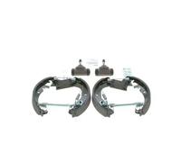 Brake shoes Pre-assembled 0 204 114 581 BOSCH for OPEL ASTRA F Hatchback CORSA B