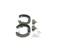 Bosch Brake Shoe Set 0204114619 Rear Pre-assembled fits Fiat Panda 2003-on 1.1/1.2/1.3