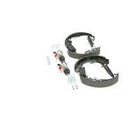 Bosch Drum Brake Kit 0 204 114 651 Rear, 1 preassembled set, 2 wheel brake cylinders, 4 brake shoes