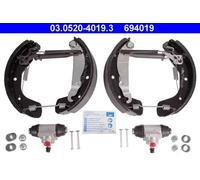 Brake shoes Pre-assembled 03.0520-4019.3 ATE for OPEL DAEWOO
