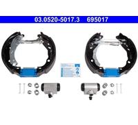 Brake shoes Pre-assembled 03.0520-5017.3 ATE for DACIA RENAULT