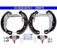 REAR BRAKE SHOE SET 03.0520-6019.3 ATE I