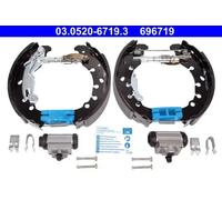 BRAKE SHOE SET 03.0520-6719.3 FOR OPEL CORSA/D/Hatchback/Van ADAM 1.4L 4cyl 1.0L