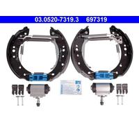 Brake shoes Pre-assembled 03.0520-7319.3 ATE for SMART MITSUBISHI