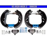 Brake shoes Pre-assembled 03.0520-8020.3 ATE for FORD TOURNEO CONNECT