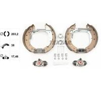 TEXTAR 84048002 Brake Set, drum brakes