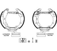 Brake shoes Pre-assembled 84077201 TEXTAR for PEUGEOT CITROËN