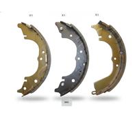 Brake shoes Rear Axle 55-02-242 ASHIKA for TOYOTA HILUX V Pickup REGIUS IV MPV