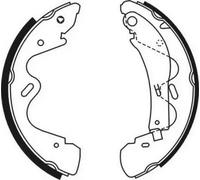 Brake shoe se ABE C01054ABE for NISSAN TERRANO II (R20) 3 1997-2004