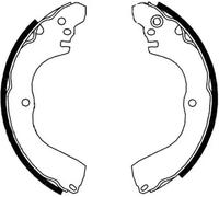 Brake shoes Rear Axle C05064ABE ABE for MITSUBISHI SPACE WAGON SHOGUN PININ I