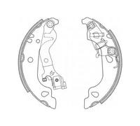 KRAFT 6023180 Brake Shoe Set