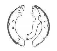 Brake shoes Rear Axle C0G014ABE ABE for FORD RELIANT
