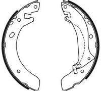 Brake shoes Rear Axle C0I001ABE ABE for LAND ROVER FREELANDER I