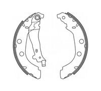 ABE C0P027ABE Brake Shoe Set