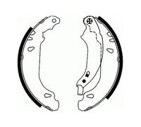 Brake shoes Rear Axle C0R016ABE ABE for DACIA RENAULT