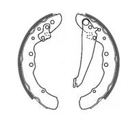 Brake shoes Rear Axle C0W010ABE ABE for AUDI VW SEAT SKODA