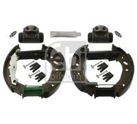 Brake shoes Rear Axle Pre-assembled 37666 FEBI BILSTEIN for FORD MAZDA