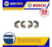 Bosch Brake Shoe Set Axle Kit fits Fiat Punto 1999-2012