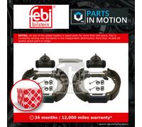 Brake Shoes Set fits FORD KA TDCi 1.3D 08 to 16 FD4 1581895 1581895S1 Febi New