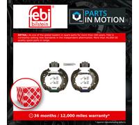 Brake Shoes Set fits RENAULT CLIO Mk2 1.2 1998 on With ABS 7701206430 7701207179