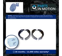 Brake Shoes Set fits VW TARO 2.4D 89 to 97 2L Blue Print J0449535121 J0449535122