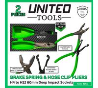 Brake Spring Plier & Spring Hose Clip Plier In EVA Foam Tray