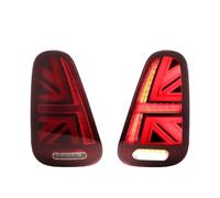 Brake TailLight Assembly Compatible With Mini For Cooper For R50 For R52 For R53 2PCS Tail Lights Assembly Rear Tail Lamps Tail Brake Sequential Blink Turn Signal(Red Lens)