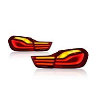 Brake Warning Light For BMW 4 Sreies F32 2013 2014 2015 2016 2017 2018 2019 2020 LED Taillight Upgrade Modified Full Tail Lamp Dynamic Turn Signals Rear Light(Shine Black)