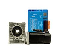 Brake Worm Geared Nema23 1.3N.m Closed Loop Stepper Motor 4A and Driver HSE57 Stepping with Encoder